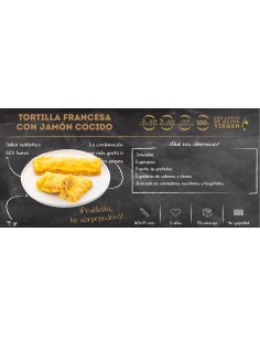 TORTILLA FRANCESA JAMON 75GR