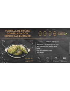 TORTILLA BURGER ESPINACAS 120G