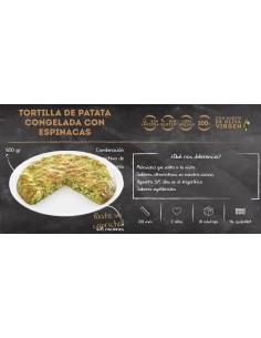 TORTILLA PAPA CON ESPINACA 800GR