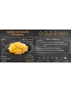 FONDO DE PAPA POCHADA 1KG sin huevo sin cebolla