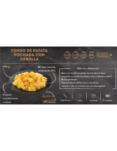 FONDO DE PAPA POCHADA 1KG sin huevo con cebolla