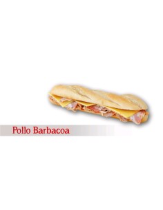 ESTUCHE BOCADILLO POLLO BARBACOA. 250 GR