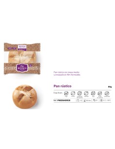 AIROS PAN RÚSTICO REDONDO CONGELADO 85G