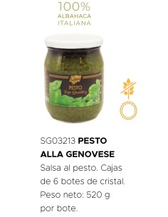 SALSA DE PESTO 520GR
