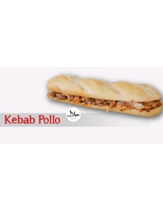 ESTUCHE BOCADILLO KEBAB POLLO. 220 GR
