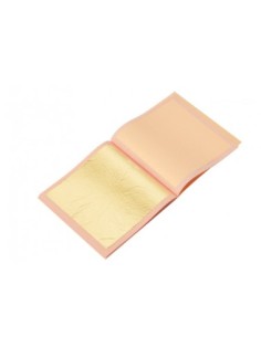 LIBRITOS DE CUADRADROS DE ORO  80 mm (1 libro de 25 unidades)