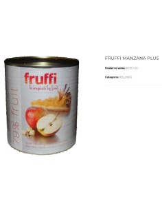 FRUFFI MANZANA-PL. 3 KG.