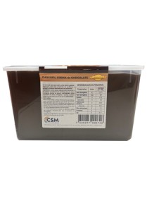 Descubre la exquisitez en cada cucharada con el "CUBO 4 KG CREMA CACAO CHOCOLATE CHOCOFIL",una crema tipo cubierta Sacher que s